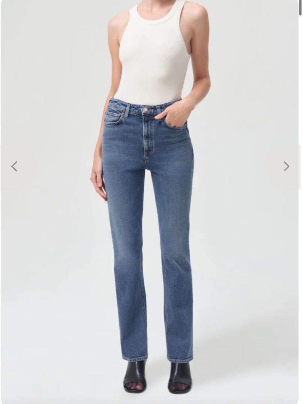 Agolde Vintage High Rise Bootcut Jean in Prophecy